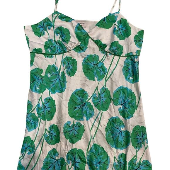 Diane Von Furstenberg for Target Green/White Floral Spaghetti Strap Dress 2XL - Picture 4 of 8